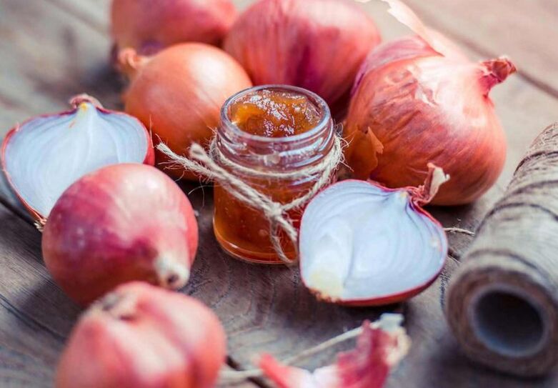 onions to eliminate parasites