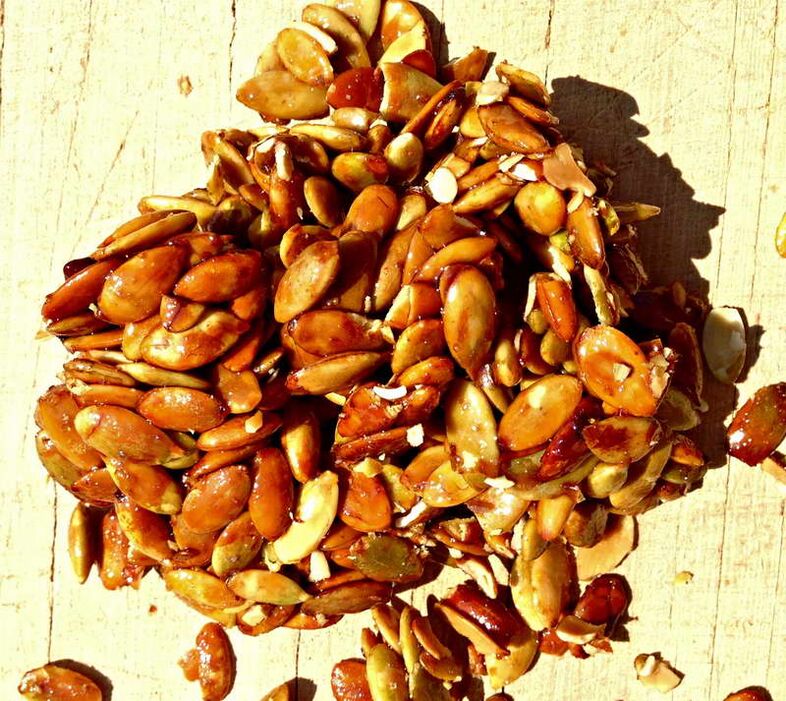A recipe with pumpkin seeds and honey will help get rid of parasites